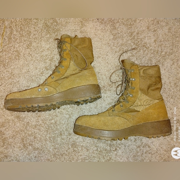 Vibram Men's Army Combat Boots Size 11r - Picture 1 of 9